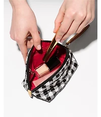 MZ Wallace Momo Gingham Cosmetic Pouch