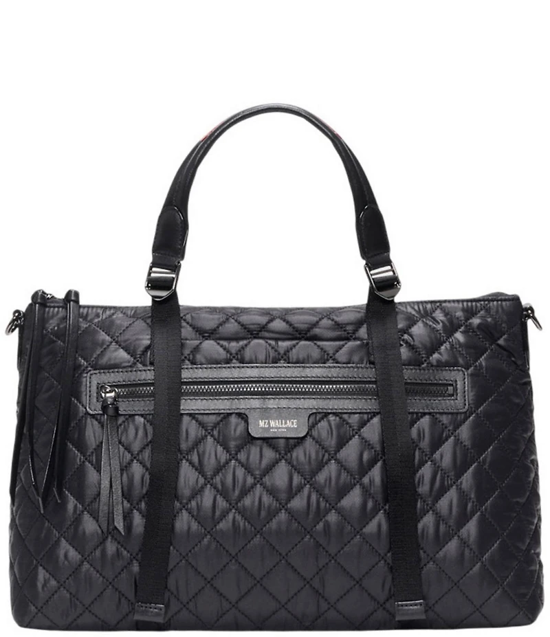MZ Wallace Park Medium Quilted Leather Satchel Bag