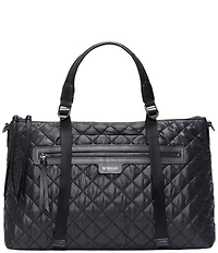 MZ Wallace Park Medium Quilted Leather Satchel Bag