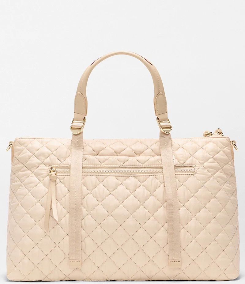 MZ Wallace Park Medium Quilted Leather Satchel Bag
