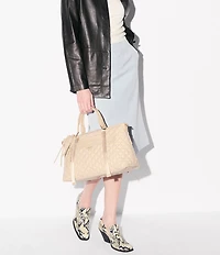 MZ Wallace Park Medium Quilted Leather Satchel Bag