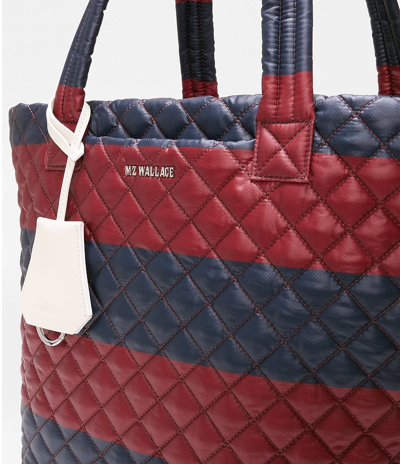 MZ Wallace Rugby Stripe Medium Metro Deluxe Tote Bag