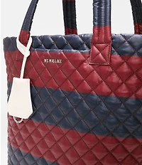 MZ Wallace Rugby Stripe Medium Metro Deluxe Tote Bag