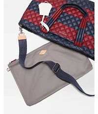 MZ Wallace Rugby Stripe Medium Metro Deluxe Tote Bag