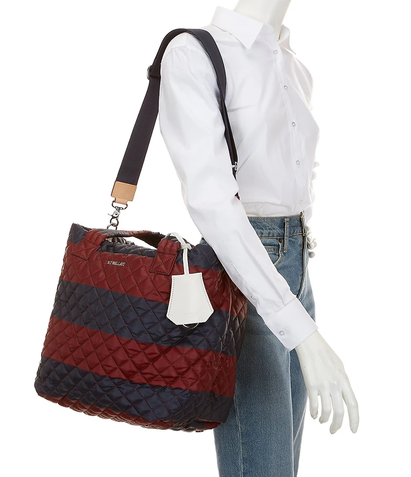 MZ Wallace Rugby Stripe Medium Metro Deluxe Tote Bag