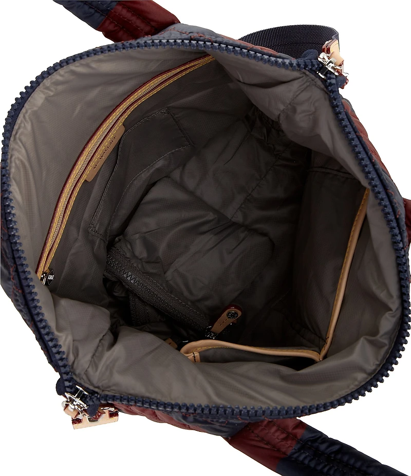 MZ Wallace Rugby Stripe Small Sutton Deluxe Tote Bag