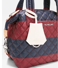 MZ Wallace Rugby Stripe Small Sutton Deluxe Tote Bag
