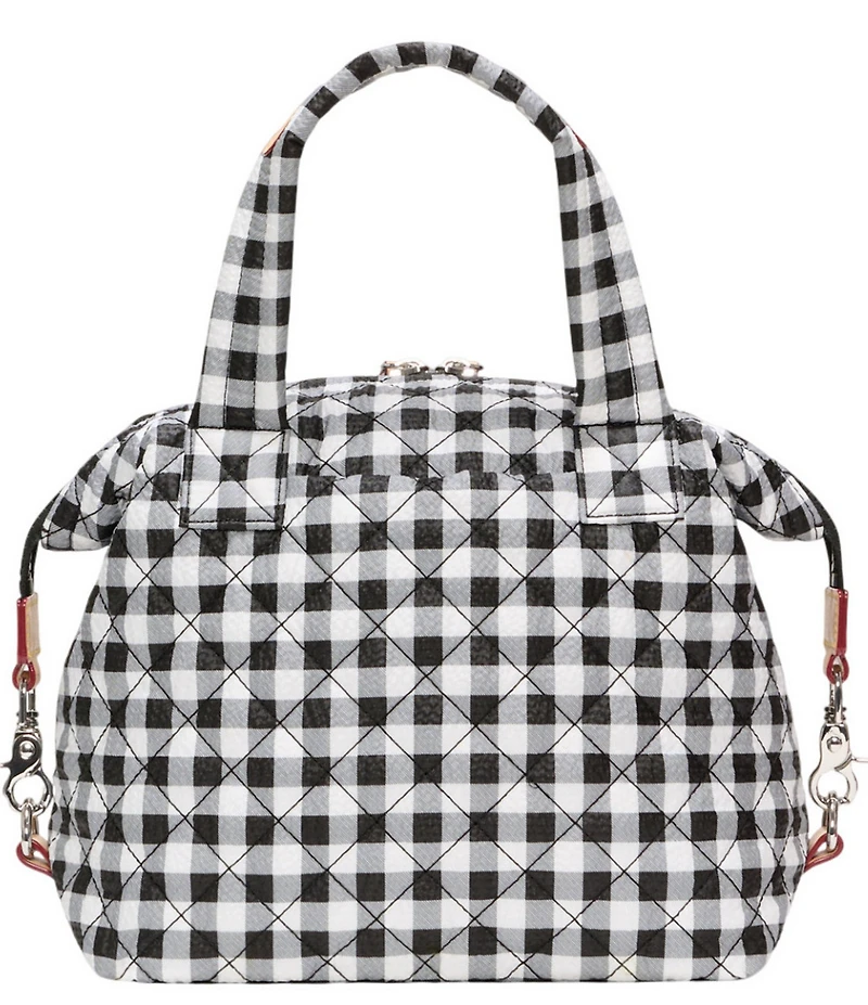 MZ Wallace Small Gingham Sutton Deluxe Tote Bag