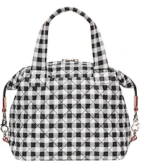 MZ Wallace Small Gingham Sutton Deluxe Tote Bag