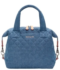 MZ Wallace Sutton Denim Small Deluxe Tote Bag