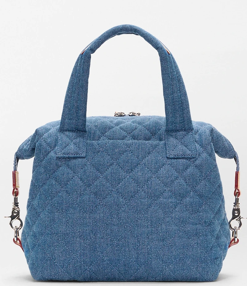 MZ Wallace Sutton Denim Small Deluxe Tote Bag
