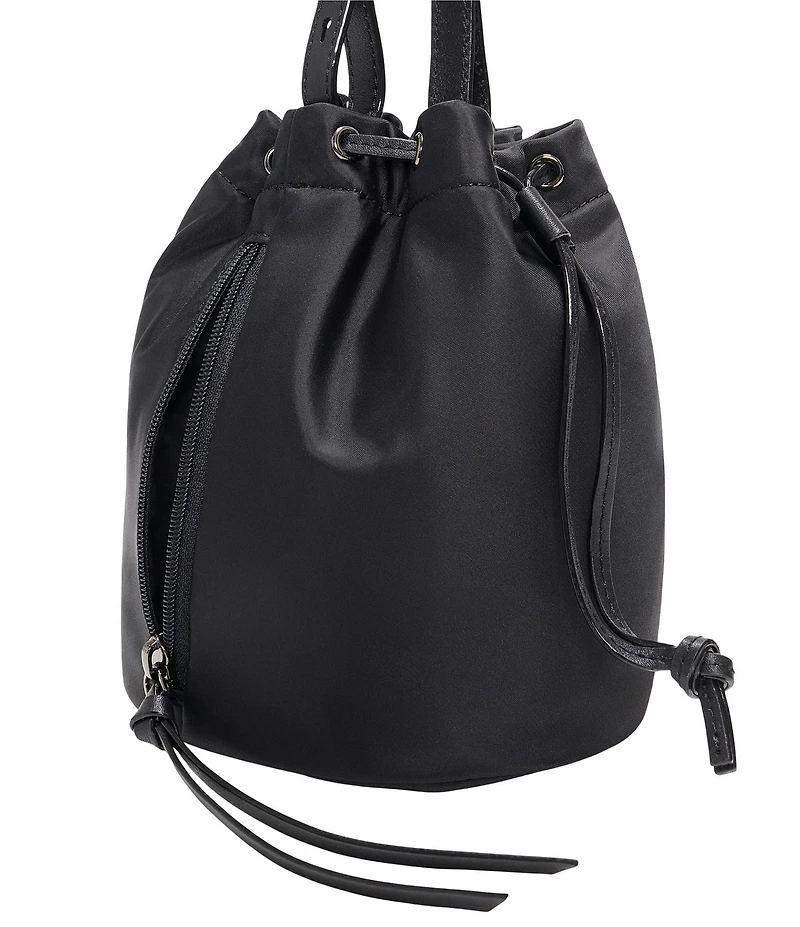 MZ Wallace Waverly Drawstring Top Handle Mini Bucket Bag