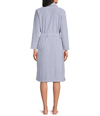 N by Natori Nirvana Long Sleeve Tie Waist Wrap Knit Robe