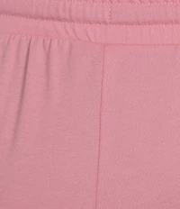 N by Natori Solid Knit Drawstring Tie Waist Side Pocket Coordinating Cropped Lounge Pant