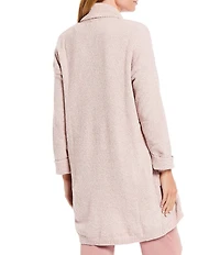 N Natori Chenille Open Front Lounge Cardigan