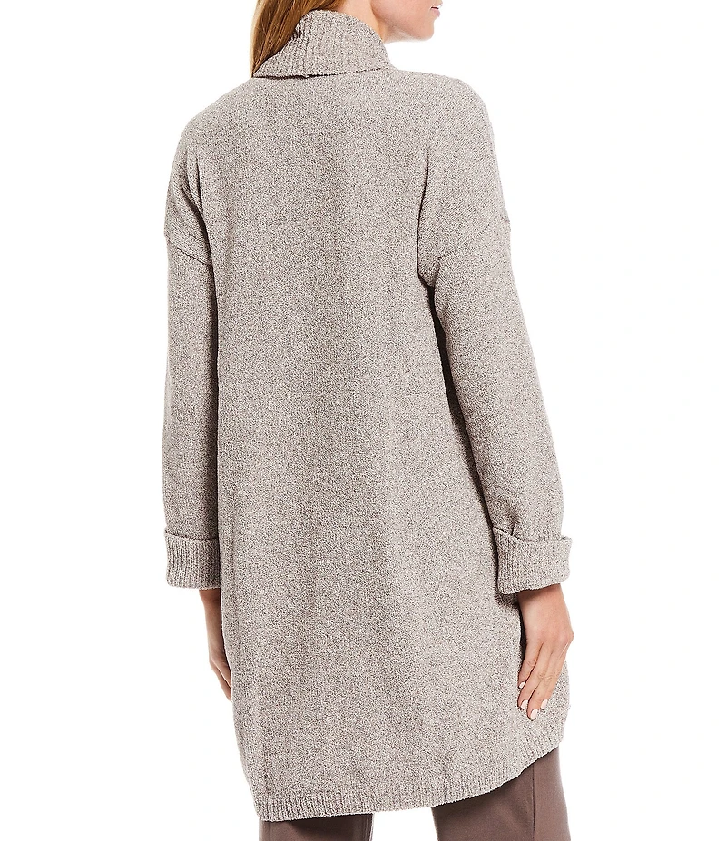 N Natori Chenille Open Front Lounge Cardigan