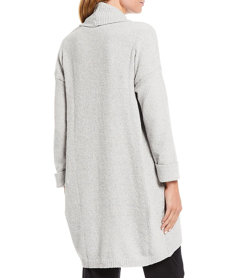 N Natori Chenille Open Front Lounge Cardigan