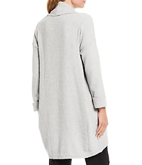 N Natori Chenille Open Front Lounge Cardigan