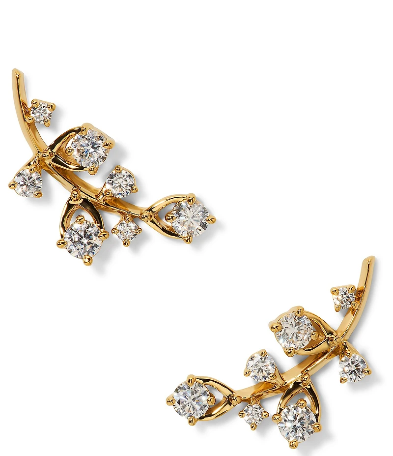 Nadri Adorn Climber Rhinestone Stud Earrings