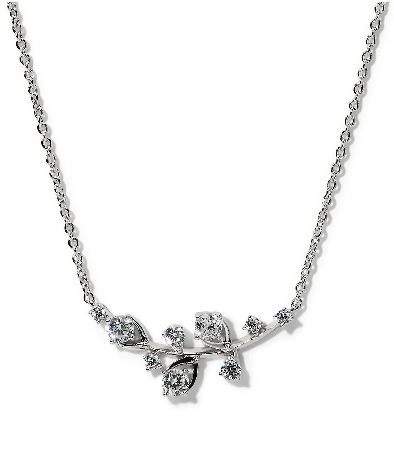 Nadri Adorn Leaf Short Pendant Necklace