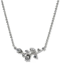 Nadri Adorn Leaf Short Pendant Necklace