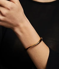 Nadri Alma Metal Organic Hinge Bracelet