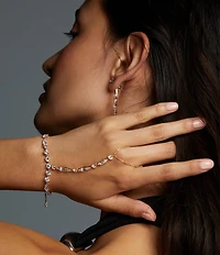 Nadri Beatrix Hand Chain Bracelet