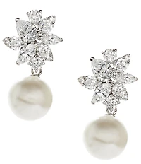 Nadri Chiara Pearl Drop Earrings