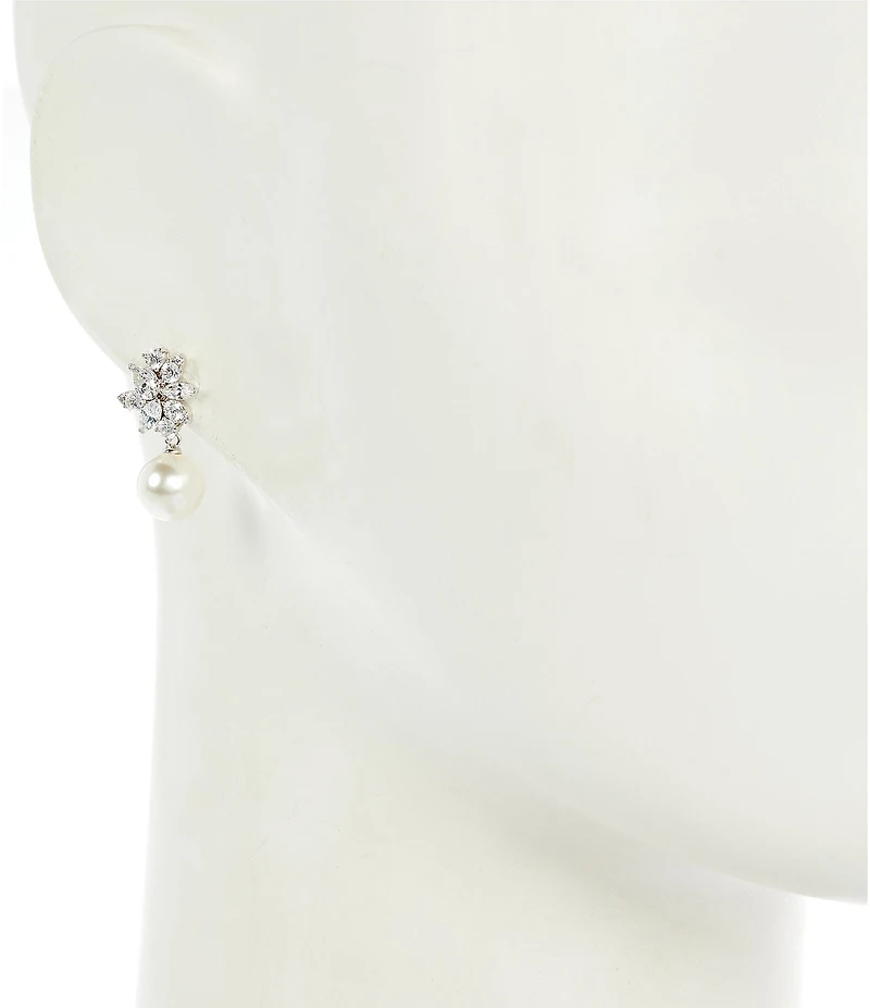 Nadri Chiara Pearl Drop Earrings