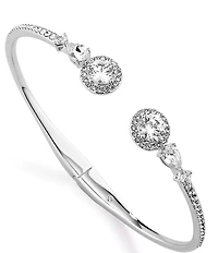 Nadri Cubic Zirconia Crystal Hinge Bracelet