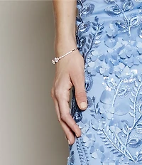 Nadri Cubic Zirconia Crystal Hinge Bracelet