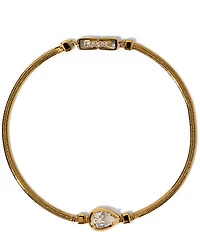 Nadri Delancey Pear Flex Line Bracelet