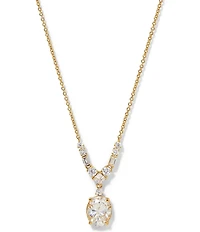 Nadri Delphine Small Frontal Short Pendant Necklace