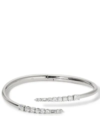 Nadri Delphine Bypass Cuff Bracelet