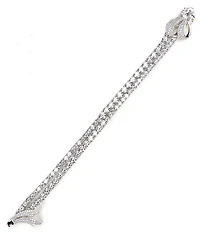 Nadri Eros Bow Rhinestone Tennis Line Bracelet