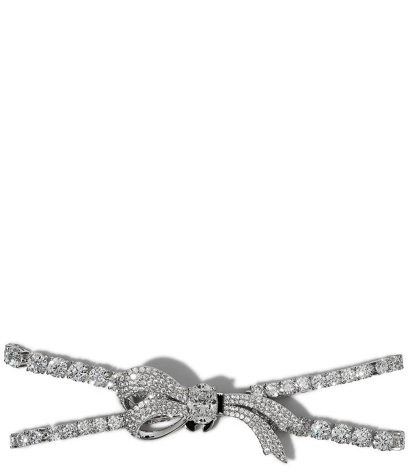 Nadri Eros Bow Rhinestone Tennis Line Bracelet