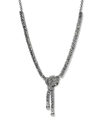 Nadri Eros Rhinestone Knot Y Necklace