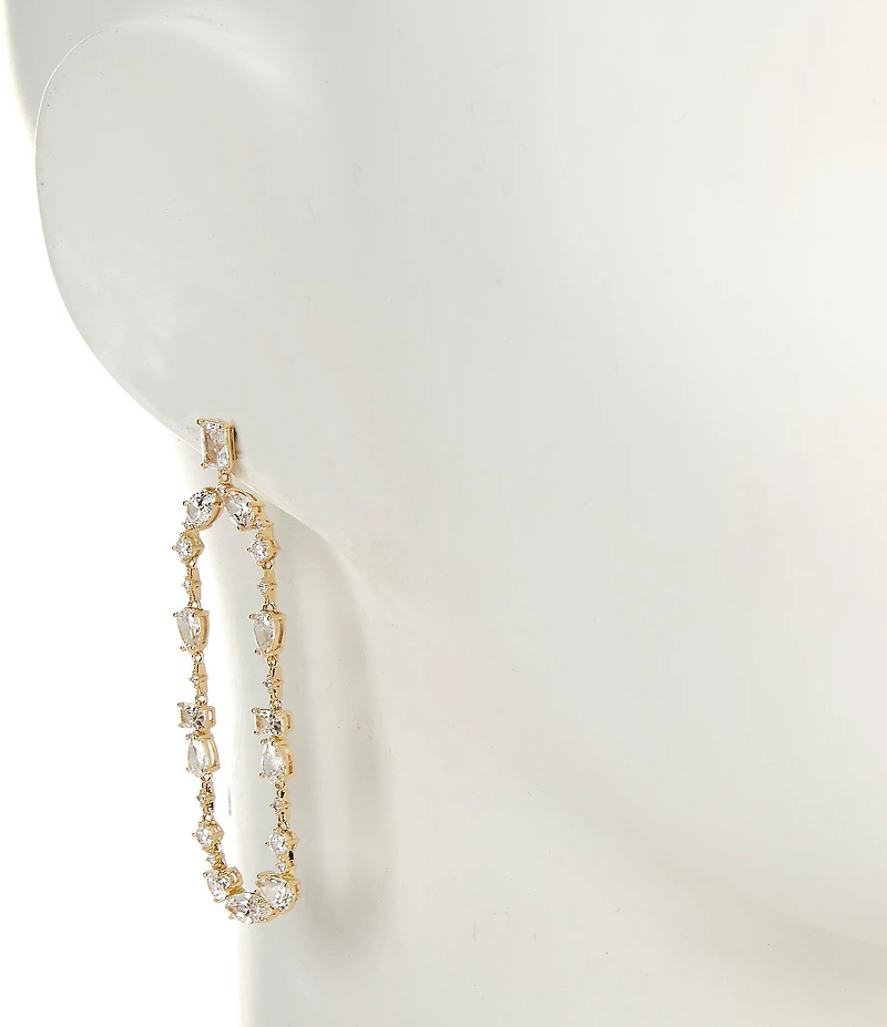 Nadri Everleigh Frontal Swing Orbital Earrings
