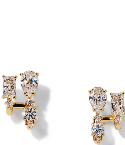 Nadri Everleigh J Hoop Earrings