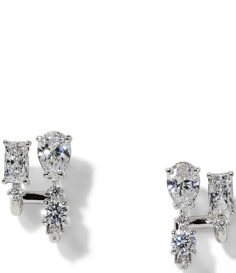 Nadri Everleigh J Hoop Earrings