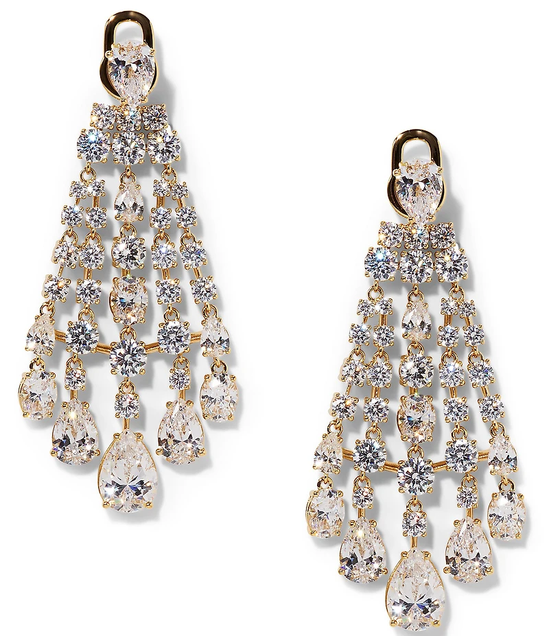 Nadri Hollywood Frontback Chandelier Earrings
