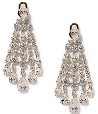 Nadri Hollywood Frontback Chandelier Earrings