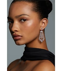 Nadri Hollywood Frontback Chandelier Earrings