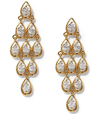 Nadri It Girl Kite Cubic Zirconia Earrings