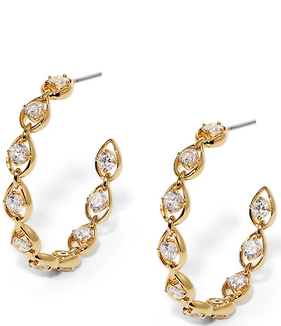 Nadri It Girl Medium Hoop Earrings