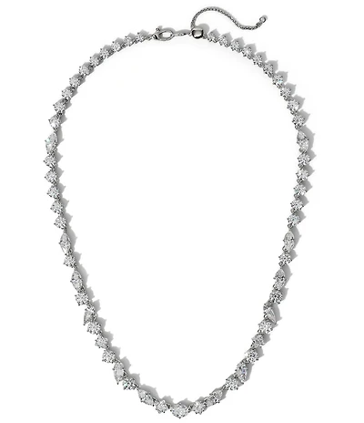 Nadri Lucia Mixed Rhinestone Collar Necklace