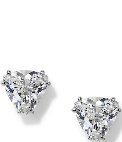 Nadri Luxor Trillion Stud Earrings