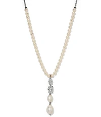 Nadri Madrid Freshwater Pearl Drop Y Necklace