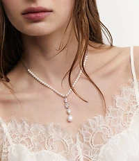 Nadri Madrid Freshwater Pearl Drop Y Necklace