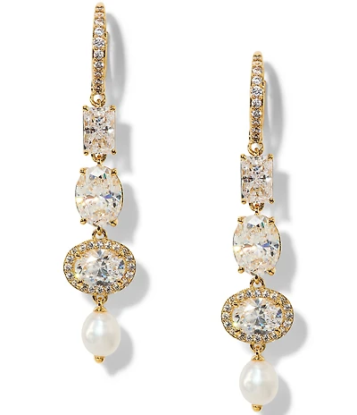 Nadri Maiden Mixed Linear Earrings